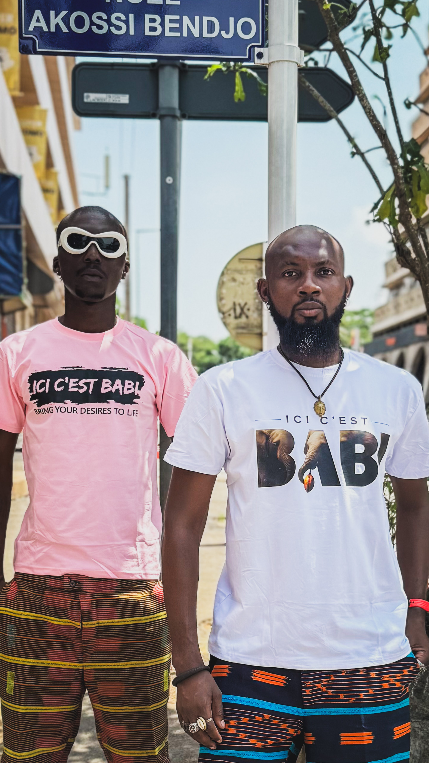 ICI C’EST BABI — campagne streetwear à Abidjan, Rue Noël Akossi Bendjo